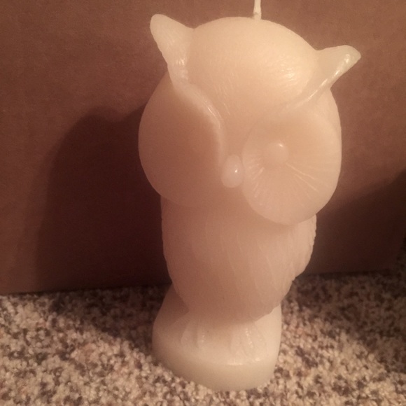 White owl wax candle unscented - Picture 1 of 2